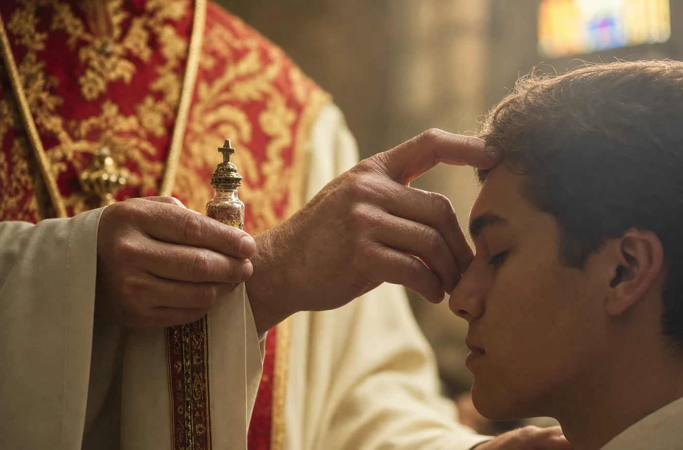 Uncion con el santo crisma