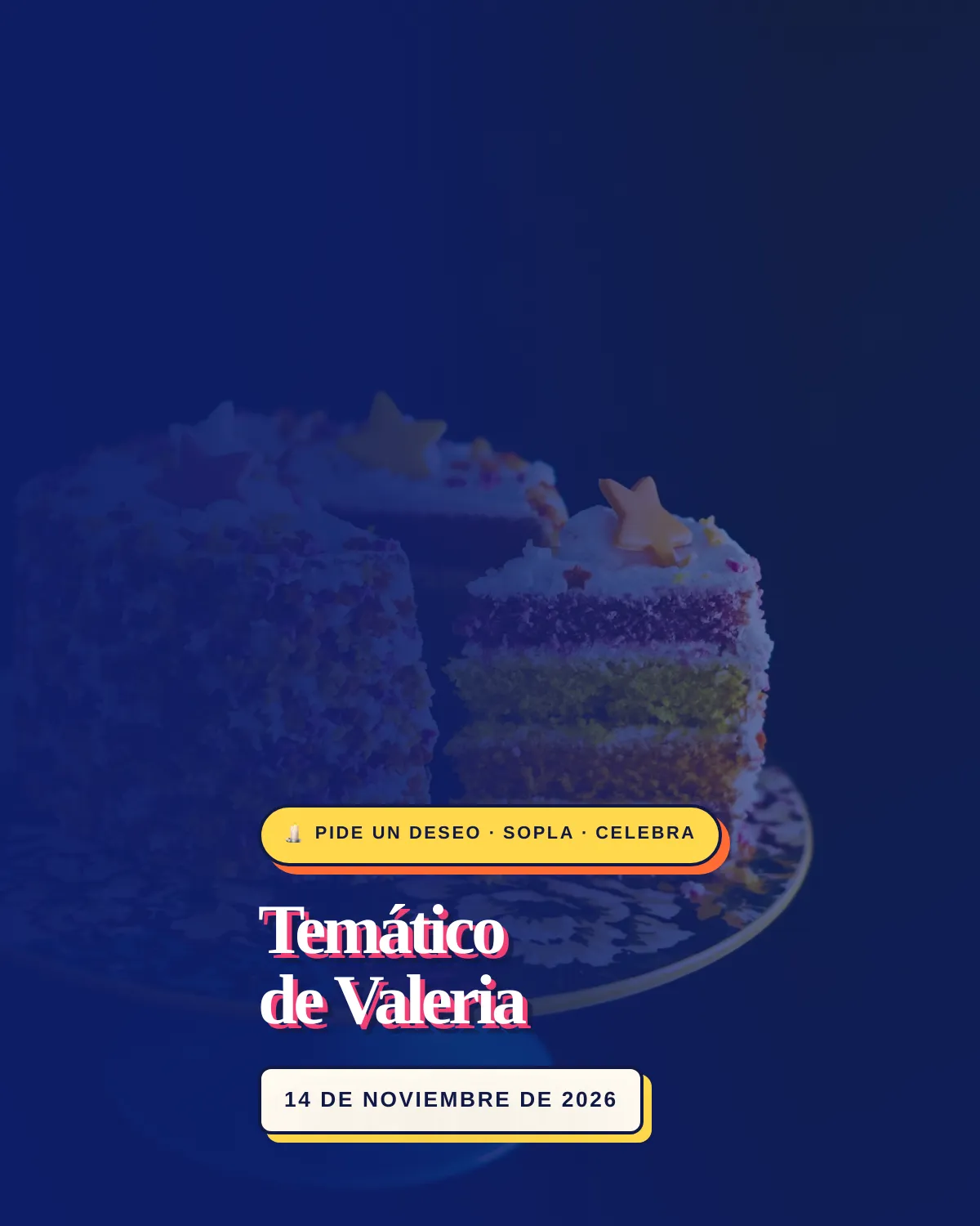 Vista previa de Velitas y Confeti