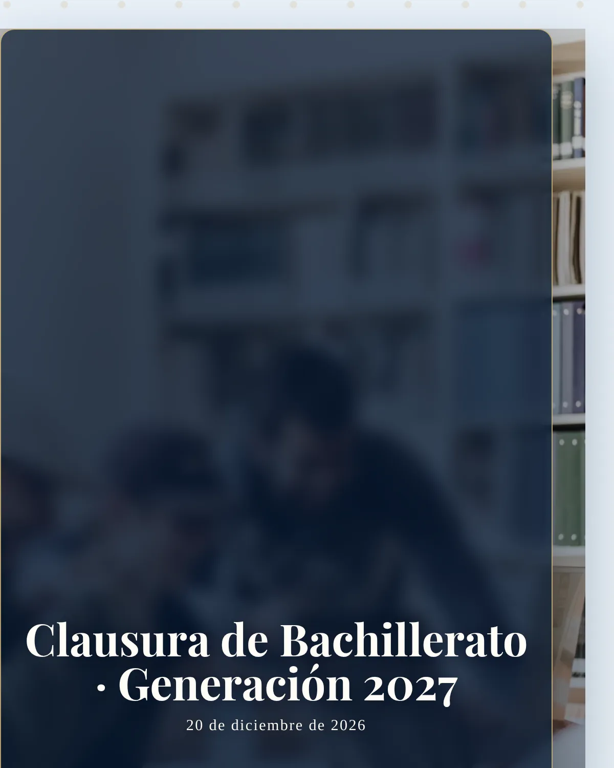 Vista previa de Clausura y fin de cursos Escena